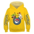 thumbnail image 2 of Sudaderas con capucha de Pokémon Pikachu para niños y niñas, abrigos finos de Pikachu, figura de Anime de dibujos animados, primavera y otoño, 2 of 4