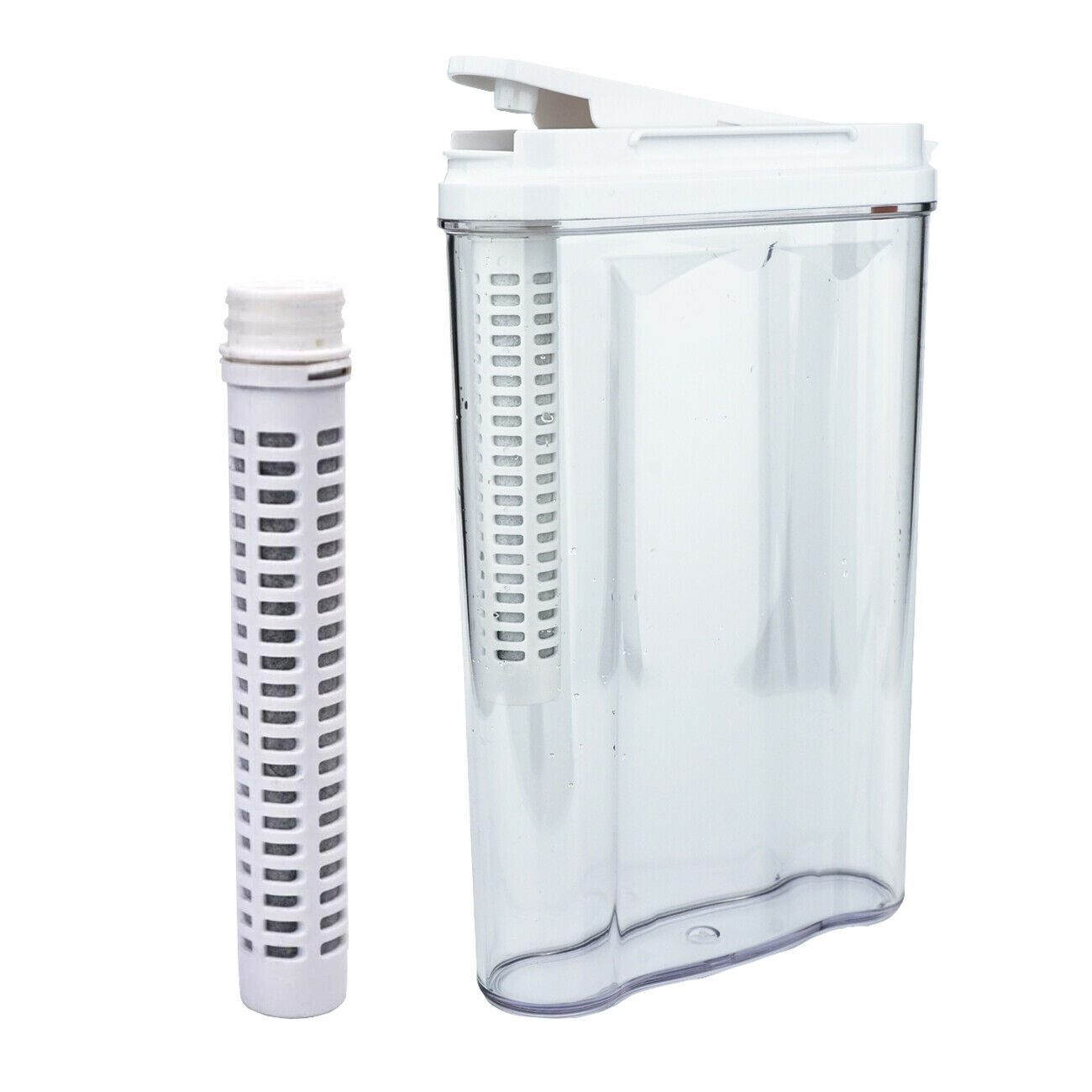 3.5L Water Filter Pitcher,4xReplacement Purifier Dispenser Fast Purification Jug 