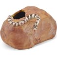 thumbnail image 1 of Resin Reptiles Hide Cave Hideout Natural Rock Look Breeding Box Egg-laying Shelters For Snake Rat Gecko, 1 of 8