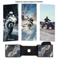 thumbnail image 6 of Uorisanigo ATV Saddle Bag, ATV Tank Bag Waterproof Marble Print Storage Bags with Bottle Holder for ATVs, UTV, Motorcycle, Snowmobile, Dirt Bike, 6 of 7