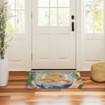 thumbnail image 3 of Yayeee Doormat for Indoor Entrance 32" x 20" Non Slippery Floor Rug, Blue Goldfish Bowl, 3 of 8