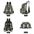 thumbnail image 4 of FORMRS Mini Backpack Purse for Women Travel Daypack Casual Shoulder Bag, Mystical Owls Pattern, 4 of 7