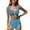 Sky Blue, variant on Swimsuits for Big Busted Women Under 20$ - Green Ruffle Bikini Hontri Women's Bikini Set with Ruffles And High Waist Sexy Two Piece Swimsuit Swimwear