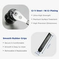 thumbnail image 5 of 4 PCS Thin Hub Cone Wrench Set, Cr-V Steel + Ni-Cr Plating Bicycle Wheel Hub Axle Nut Install Remover Tool, 0.08in/2mm Ultra Thin Wrench Set for Home Bike Car Repair (13, 14, 15, 16mm), 5 of 6