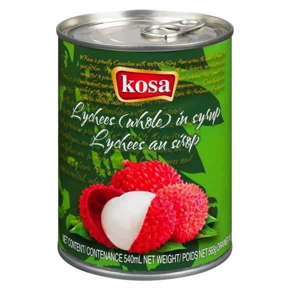 Kosa Canned Lychee in Syrup, 565g