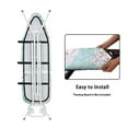 thumbnail image 4 of KUIFORTI Blossom Cherry Ironing Board Cover Blue Marble Iron Board Cover Standard Size Ironing Board Pad Cover Non Slip Thick Padding, 4 of 5
