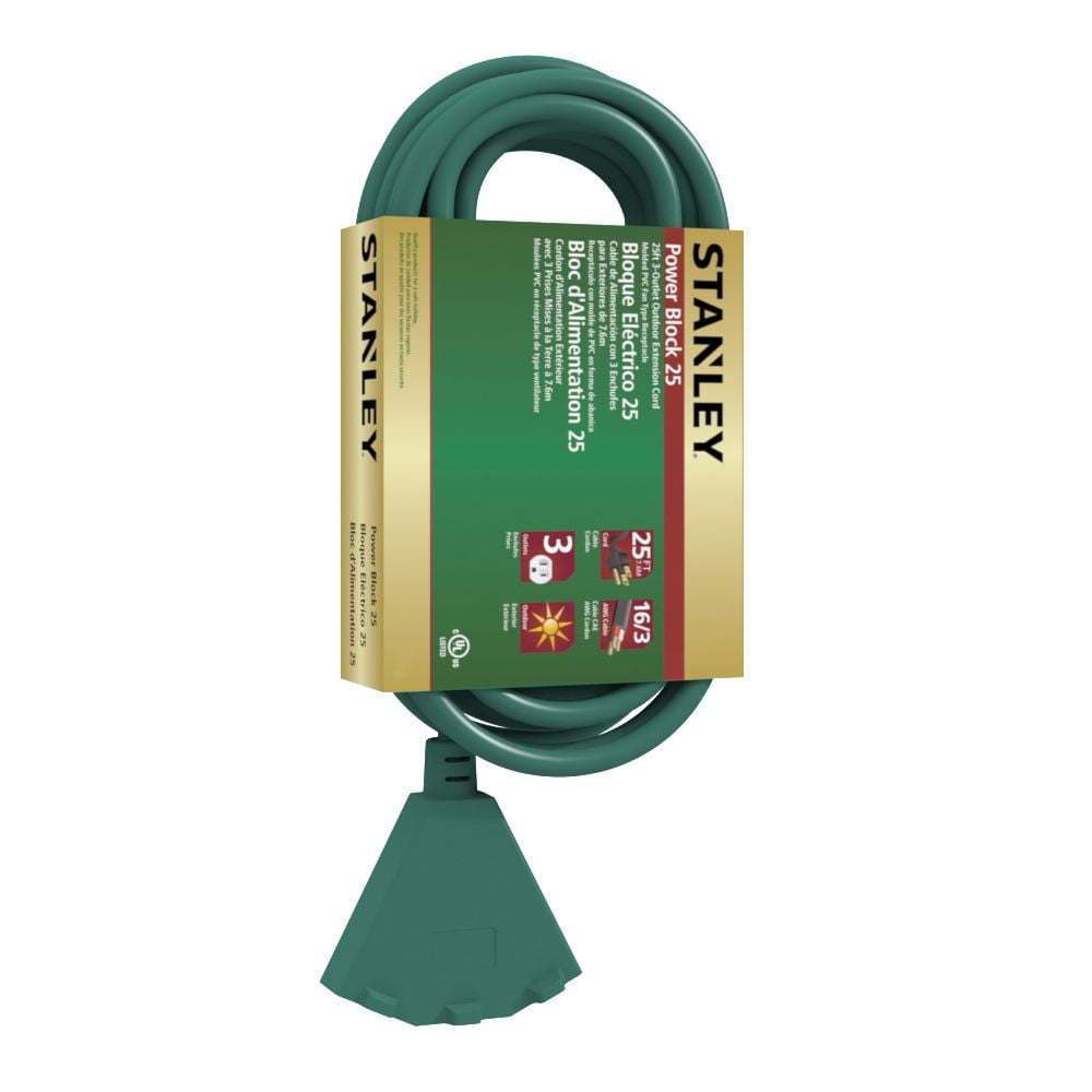 Bloc d'alimentation Stanley de 25 pi (7,6 m)