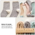 thumbnail image 3 of UPGRATOR 5 Pares De Calcetines De Coral Fleece Para Mujer Calceta Media Cálida Y Transpirable, 3 of 5