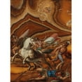 thumbnail image 3 of Giovanni Battista Pozzo 19x24 Black Modern Framed Museum Art Print Titled - The Conversion of Saint Paul, 3 of 5