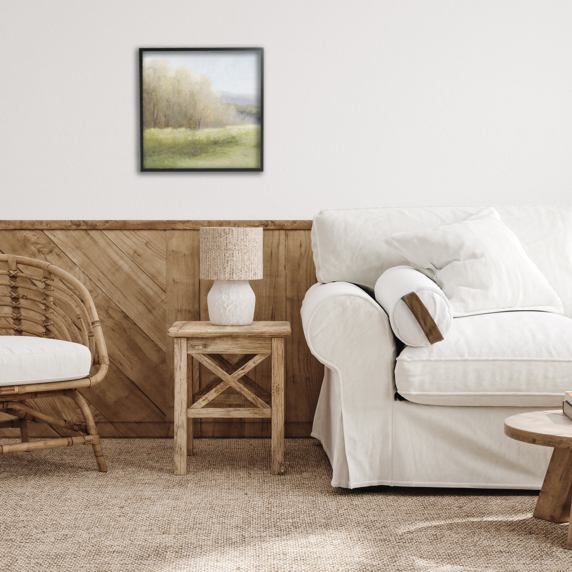 Stupell Industries Within Familiar Place Meadow Black Framed Giclee Art, design by Michael Marcon