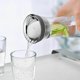 thumbnail image 4 of Water Carafe 1.8l High Borosilicate Glass Bottle Basic Tilting Lid Closure Jug, 4 of 5