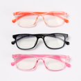 thumbnail image 4 of Children Boys Girls Online Classes Computer Eye Protection Ultra Light Frame Comfortable Eyeglasses Anti-blue Light Kids Glasses PINK, 4 of 8