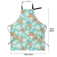 thumbnail image 5 of Lsque Cute Sloth on Floral Tree Waterproof Apron Chef Aprons for Men Heavy Duty Chemical Work Apron Extra Long Grilling Aprons with Adjustable Bib Apron, 5 of 9
