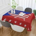 thumbnail image 5 of Coolnut Vintage American Flag Rectangle Tablecloth Spill-Proof Polyester Table Cloth Table Cover for Kitchen Dining Picnic Holiday Party Decoration,60"x108", 5 of 7