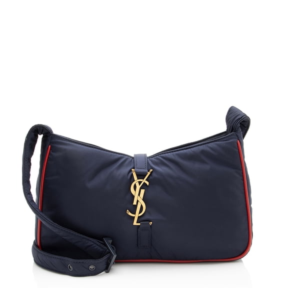 Pre-Owned Saint Laurent Nylon Le 5 A 7 Shoulder Bag