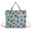 thumbnail image 7 of FORMRS Womens Corduroy Tote Bag Crossbody Shoulder Purse Handbag with Detachable Strap, Cartoon Hockey Pattern, 7 of 7
