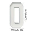 thumbnail image 2 of 3Ft Balloons Number Frame For Party Celebrations, Diy Digital Tent With Pre-Cut Cardboard Numbers, Large 70Cm Size For Birthday Anniversary Weddings, 2 of 3