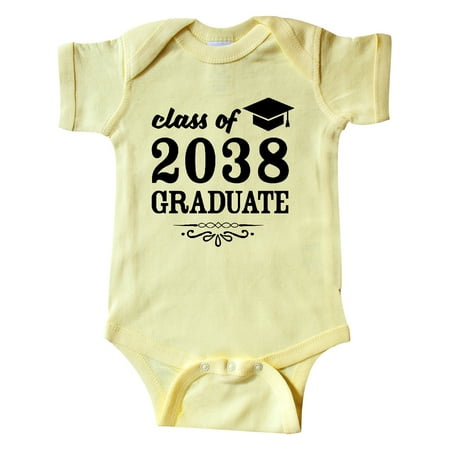 

Inktastic Class of 2038 Graduate with Graduation Cap Gift Baby Boy or Baby Girl Bodysuit