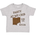 thumbnail image 3 of Inktastic Party At My Crib Boys or Girls Toddler T-Shirt, 3 of 5