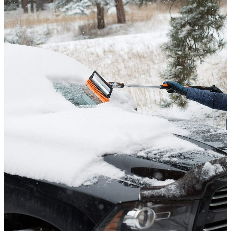 34 Extendable Ice Scrapers for Car Windshield 2-In-1 Snow Brush for Car  Snow Sc