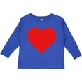 thumbnail image 3 of Inktastic Red Heart Boys or Girls Long Sleeve Toddler T-Shirt, 3 of 5