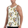 thumbnail image 2 of Xecao Snake And Moon Men's Tank Top Workout Quick Dry Sleeveless Gym Jogging Muscle Shirts Summer Swim Beach Tops, 2 of 9