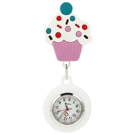 Pocket Watch Ladies Smart Watches for Women Nurse Miss White