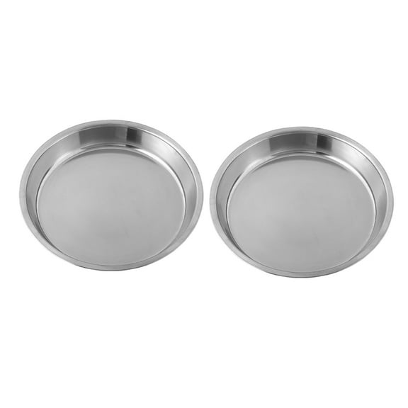 2Pcs Multifuntional Stainless Steel Kitchen Tray Steaming Dishes Dishwasher Safe Liangpi Maker Chinese Liangpi Pans