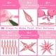 thumbnail image 3 of Globo FUNTOOB Forma de estrella rosa metalizada 50 unidades, 3 of 9