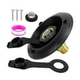 thumbnail image 3 of S SERENABLE RV City Water Fill Inlet Flange Check Valve Brass RV Water Connection Inlet Style A black, 3 of 9