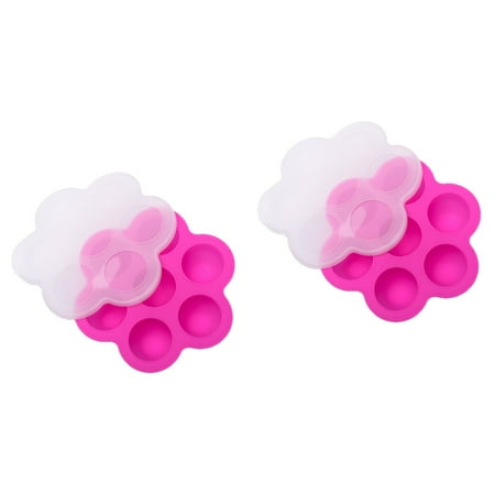 2 Pack Reusable Food Storage Trays Containers for Baby Food and Snacks