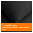 thumbnail image 5 of TiaGOC Queen Size Comforter Set - 7 Pieces, Bed in a Bag Bedding Sets with All Season Soft Quilted Warm Fluffy Reversible Comforter,Flat Sheet,Fitted Sheet,2 Pillow Shams,2 Pillowcases,Dark Grey, 5 of 7