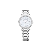 Baume et Mercier Classima Quartz Diamond Bezel Steel Women's Watch M0A10478