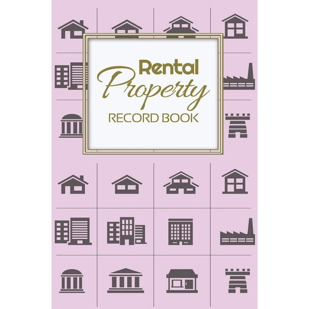 Rental Property Record Book Rental Property Landlord