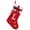 L, variant on HongMinWen Christmas Stockings, Xmas Custom Monogram Stockings, Large Winter Snowflake Stocking with Initials Red Velvet Gift Stockings for Home Hanging Ornaments Christmas Party Favor