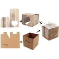 thumbnail image 2 of 50 Pieces Kraft Paper Candy Box With Hemp Rope Heart Imitation Bark Gift Bag, 2 of 5