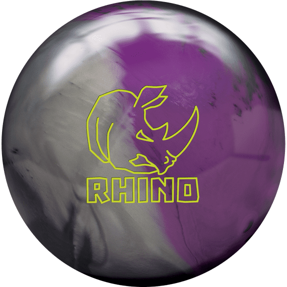 Brunswick Rhino Charcoal/Silver/Violet Pearl - Weight: 15 Pounds