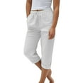 thumbnail image 2 of BILIKEYU Women's Fashionable And Casual High Waisted Solid Color Loose Trousers, women's clothing, pants for women, womens pants, 2 of 5