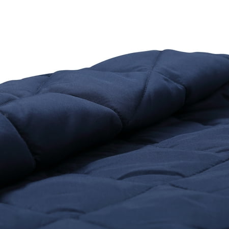 BlanQuil - 12-lb. - Basic Weighted Blanket - Navy