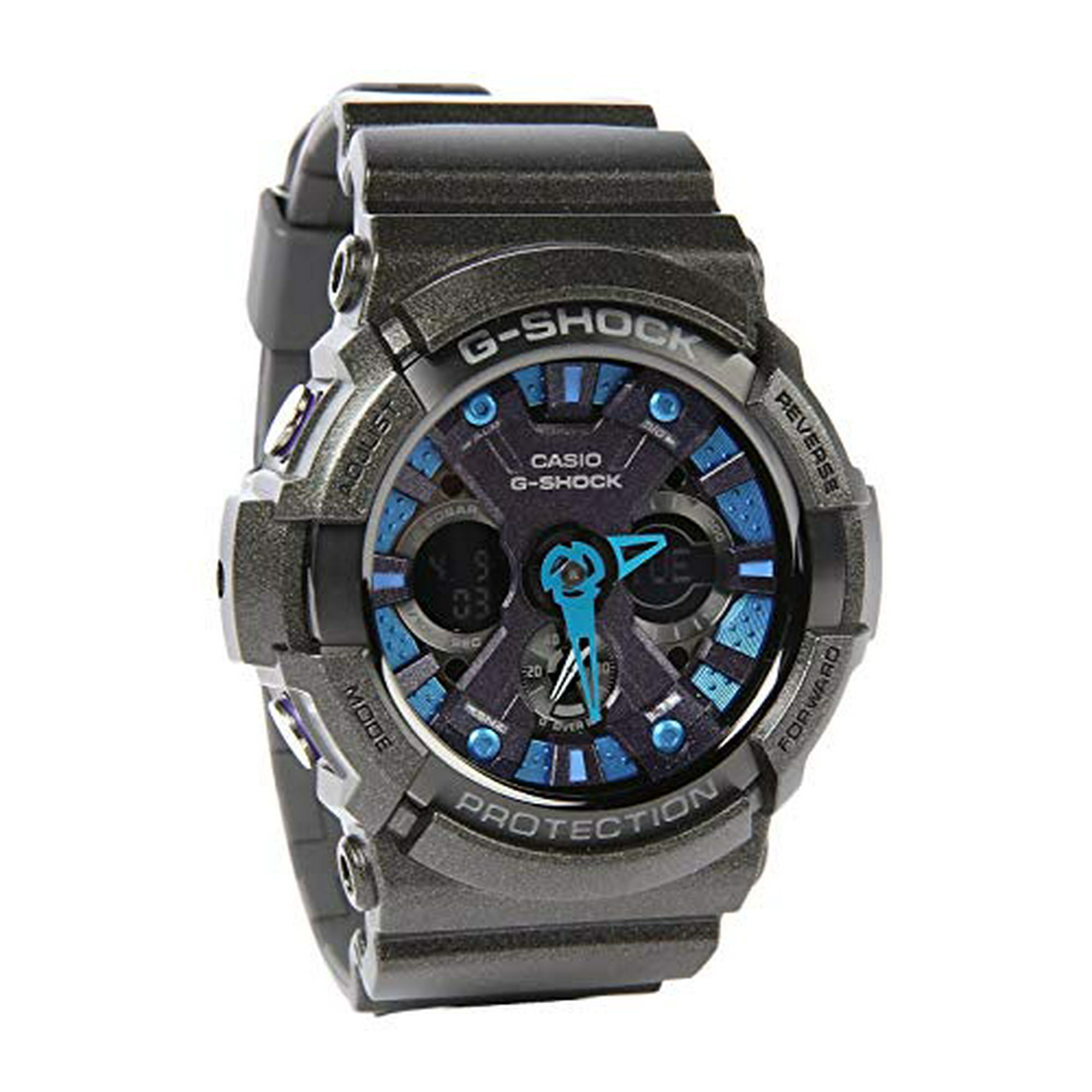 Casio G Shock GA200SH 2A Glitter Black Men s Watch
