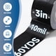thumbnail image 2 of Cinta adhesiva Pueatte, resistente, negra, 10 mil, 7,6 cm x 55 m, impermeable, 2 of 6