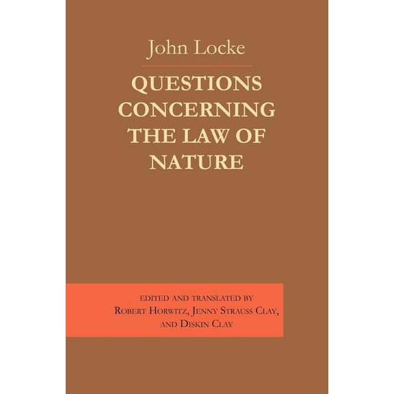 Questions Concerning the Law of Nature, (Paperback)