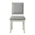 thumbnail image 3 of Steve Silver Canova Weathered White Wood Parsons Chair, 3 of 7
