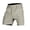 Khaki, variant on WIZUTIZ Mens Outdoor Casual Shorts Expandable Waist Lightweight Fishing Hiking Shorts Solid Color Comfy Spring Summer 2026