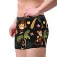 thumbnail image 2 of Fotbe Monkeys Swinging from Palms Calzoncillos Tipo Boxer con Bolsa de Soporte Total para Hombre, X-Temp Fresco, Transpirable y de Secado Rápido-Large, 2 of 5