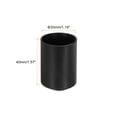 thumbnail image 2 of Uxcell 10Pcs Heat Shrink End Cap 30mm ID x 40mm L 2:1 Ratio Heat Shrink Tube Cap Black, 2 of 5