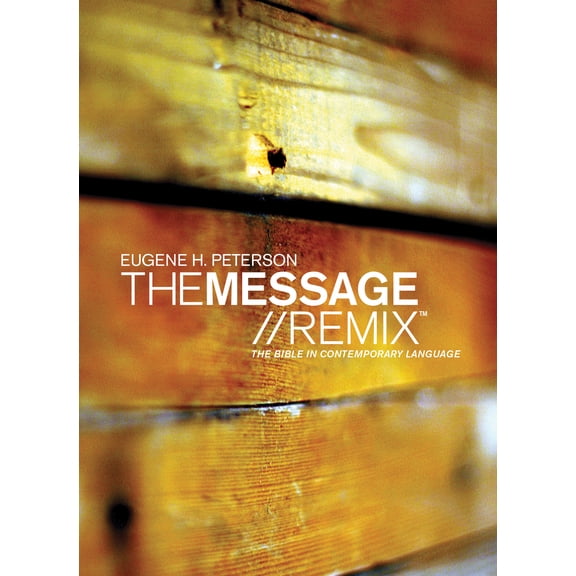 The Message//REMIX (Hardcover, Wood) : The Bible in Contemporary Language (Hardcover)