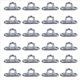 thumbnail image 1 of 24Pcs 5Mm 304 Acero Inoxidable Almohadilla Oblonga Ojo Placa Grapa Anillo Gancho, 1 of 5