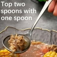 thumbnail image 3 of Fnochy 7.59 Inch Stainless Steel Gravy Soup Spoon, Gravy Ladle Soup, Small Ladle, 3 of 9