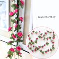thumbnail image 1 of Rosas Artificiales Con 45 Cabezas Planta De Simulación Enredadera Accesorios De Fotografía De Bodas Para Tiendas Ventanas Restaurantes Fiestas sonducket HA043837-05, 1 of 6